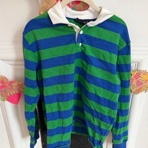 Rowing Blazers Green and Blue Rugby Shirt